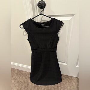 Girls Black Sleeveless Dress